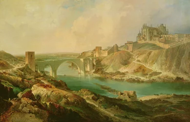 Veduta di Toledo, 1854